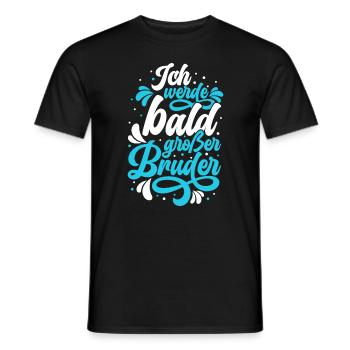 Ich werde bald großer Bruder - Männer T-Shirt - Schwarz - Vorne - AI Model Male 178 light (178cm)