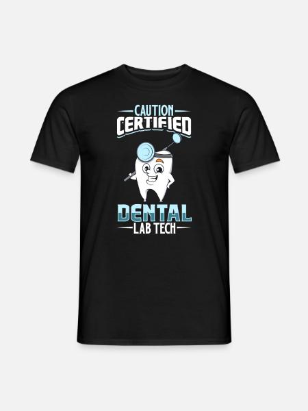 Certified Dental Technician - Men's T-Shirt - black