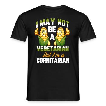 culture du maïs cultures agriculture - T-shirt homme - noir - Devant - AI Model Male 178 light (178cm)