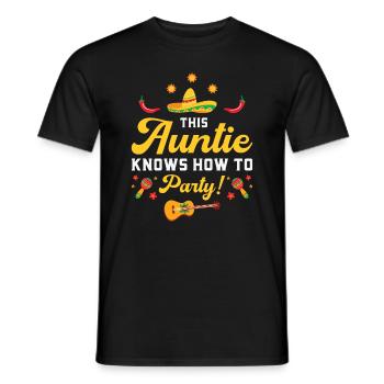 Cinco de Mayo Feiertag Eltern Fiesta Party - Männer T-Shirt - Schwarz - Vorne - AI Model Male 178 light (178cm)