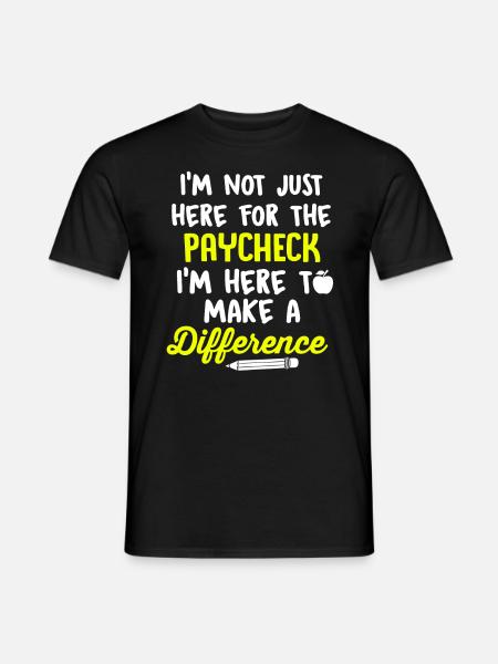 Paraprofessional Teacher Para Educator - Men's T-Shirt - black
