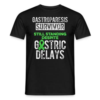 Guerrier de la sensibilisation à la gastroparésie Survivant - T-shirt homme - noir - Devant - AI Model Male 178 light (178cm)