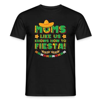 Cinco de Mayo Feiertag Eltern Fiesta Party - Männer T-Shirt - Schwarz - Vorne - AI Model Male 178 light (178cm)