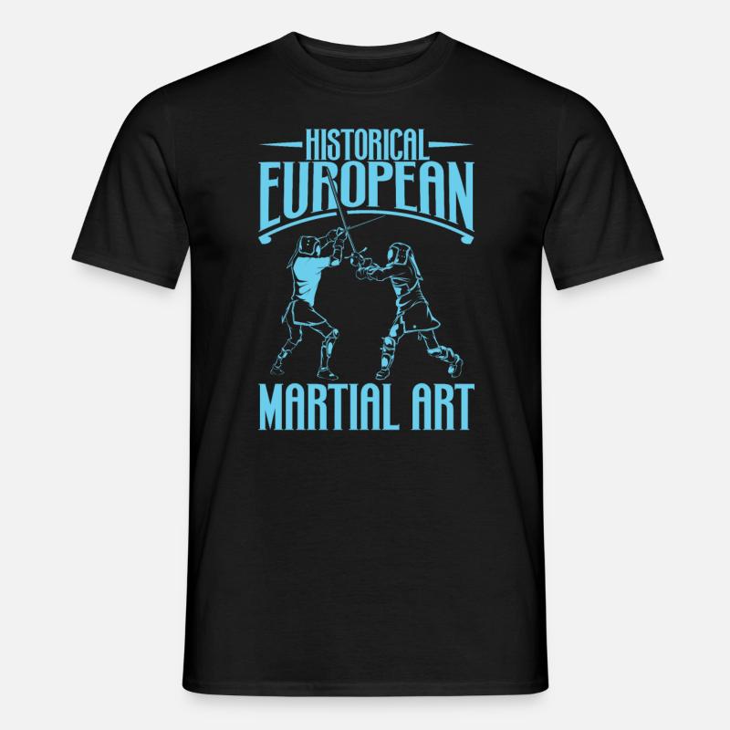 Schwertkampf - HEMA - Männer T-Shirt - Schwarz