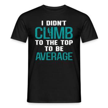 Cell Tower Climber Climbing Technician - Men's T-Shirt - black - Front - AI Model Male 178 light (178cm)
