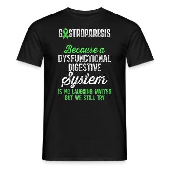 Guerrier de la sensibilisation à la gastroparésie Survivant - T-shirt homme - noir - Devant - AI Model Male 178 light (178cm)