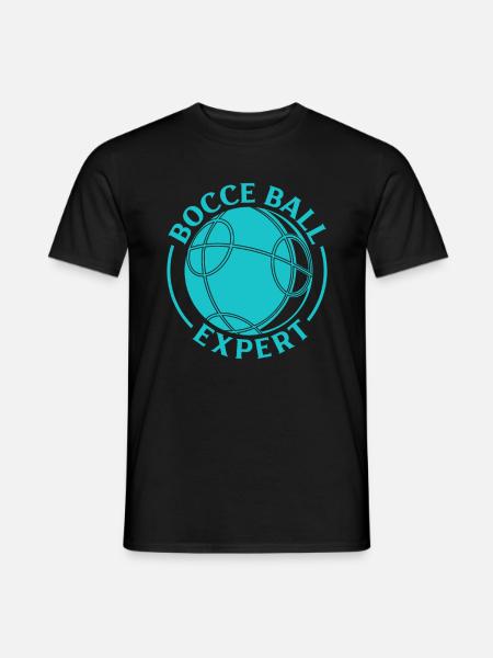 Experte Balle - Boccia - T-shirt homme - noir