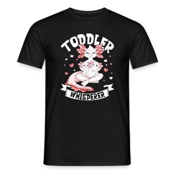 Toddler Whisperer - Educator - Men's T-Shirt - black - Front - AI Model Male 178 light (178cm)