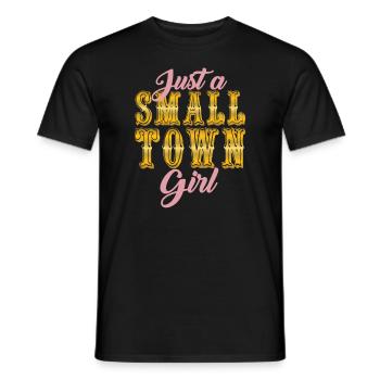 Nur ein kleines Stadtm�dchen Frauen kleiner Stadtm - Männer T-Shirt - Schwarz - Vorne - AI Model Male 178 light (178cm)