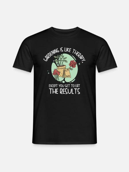 Gartenarbeit Pflanzenliebhaber Garten - Männer T-Shirt - Schwarz