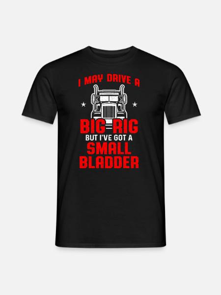 Truck Driver Trucker Driving - Men's T-Shirt - black