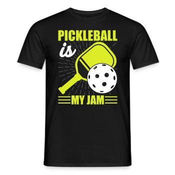 Pickleball Pickleball Racket Padel - Men's T-Shirt - black - Front - AI Model Male 178 light (178cm)