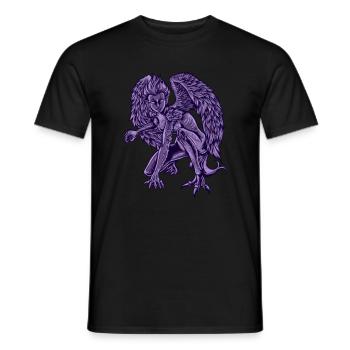 Harpy eagle - Men's T-Shirt - black - Front - AI Model Male 178 light (178cm)