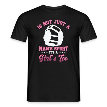 Ringen Mädchen Ringer Wrestler Ringen Kampfsport - Männer T-Shirt - Schwarz - Vorne - AI Model Male 178 light (178cm)
