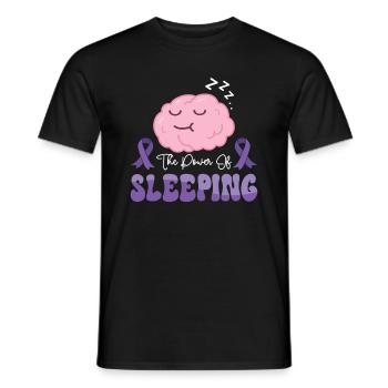 Alzheimer's Awareness Brain Mental Health - Men's T-Shirt - black - Front - AI Model Male 178 light (178cm)