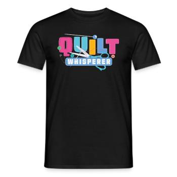 Quilten Quilt Patchwork Quilten Nähen Nähnadel - Männer T-Shirt - Schwarz - Vorne - AI Model Male 178 light (178cm)