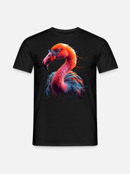 Flamingo Afrika Sonnenbrille Tier Geschenk - Männer T-Shirt - Schwarz