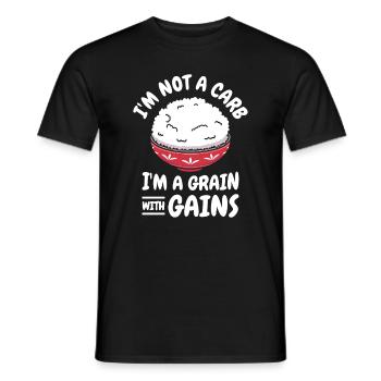 Asiatische Lebensmittel Reis Philippinen Filipino - Männer T-Shirt - Schwarz - Vorne - AI Model Male 178 light (178cm)