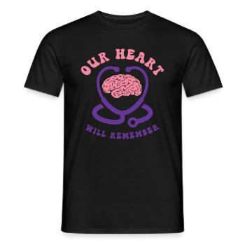 Infirmière Alzheimer’s Awareness Medical - T-shirt homme - noir - Devant - AI Model Male 178 light (178cm)