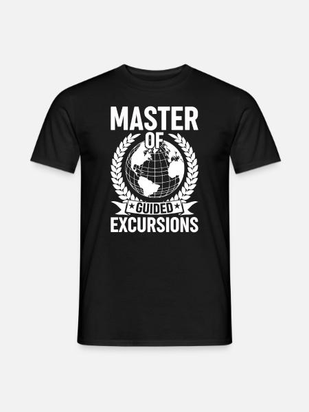 Maître des excursions guidées - T-shirt homme - noir