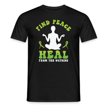 Mois de la sensibilisation à la santé mentale, - T-shirt homme - noir - Devant - AI Model Male 178 light (178cm)