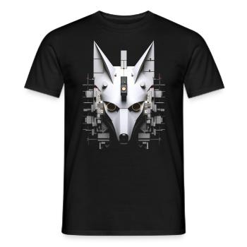 Fox Animal Lover Gift Motif animal sauvage - T-shirt homme - noir - Devant - AI Model Male 178 light (178cm)