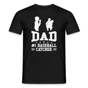 Sport Dad Vatertag Sport Team Fan Hobby - Männer T-Shirt - Schwarz - Vorne - AI Model Male 178 light (178cm)