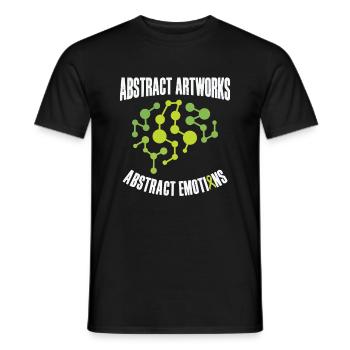 Mois de la sensibilisation artistique pour - T-shirt homme - noir - Devant - AI Model Male 178 light (178cm)