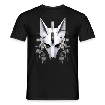 Fox Animal Lover Gift Motif animal sauvage - T-shirt homme - noir - Devant - AI Model Male 178 light (178cm)