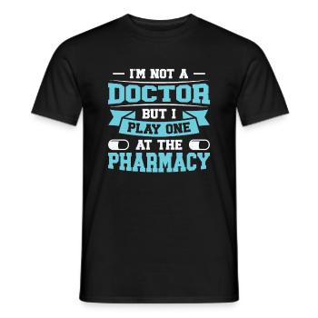 Pharmazietechniker Pharmazietechniker CPHT - Männer T-Shirt - Schwarz - Vorne - AI Model Male 178 light (178cm)