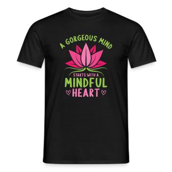 Mois de la sensibilisation à la santé mentale, - T-shirt homme - noir - Devant - AI Model Male 178 light (178cm)
