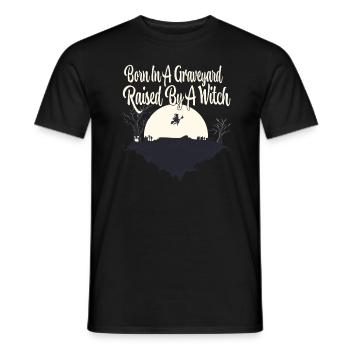 Halloween Geister Gespenster Monster Hexen Horror - Männer T-Shirt - Schwarz - Vorne - AI Model Male 178 light (178cm)