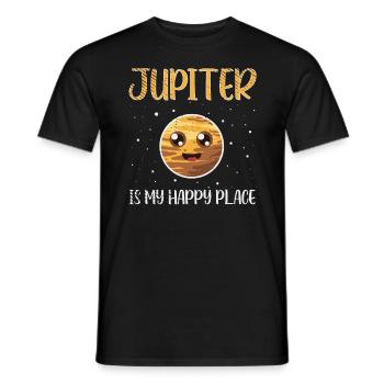 Jupiter Raumfahrt Erkundung Raumfahrt-Enthusiast - Männer T-Shirt - Schwarz - Vorne - AI Model Male 178 light (178cm)