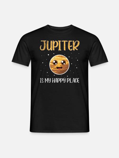 Jupiter Raumfahrt Erkundung Raumfahrt-Enthusiast - Männer T-Shirt - Schwarz