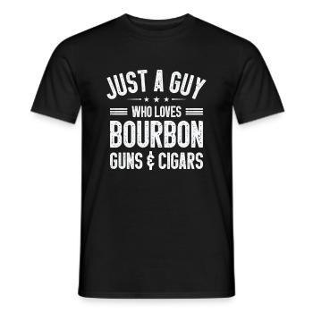 Fumeurs de cigares Fumeurs de cigares - T-shirt homme - noir - Devant - AI Model Male 178 light (178cm)