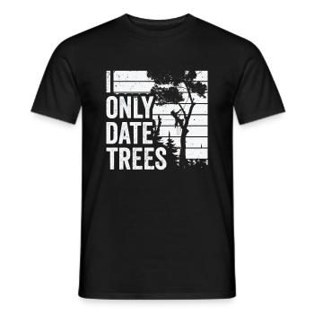 Arborist Tree Cutter Chainsaw Lumberjack - Men's T-Shirt - black - Front - AI Model Male 178 light (178cm)