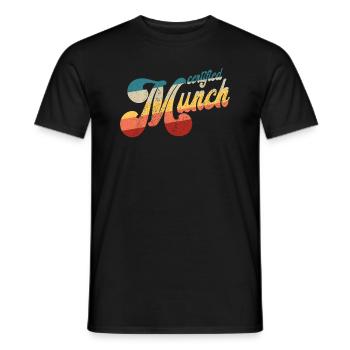 Zertifizierter Mun -Retro -Humor -zertifiziertes M - Männer T-Shirt - Schwarz - Vorne - AI Model Male 178 light (178cm)