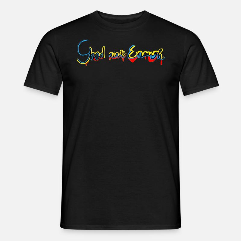 GUT GENUG KUNST - Männer T-Shirt - Schwarz