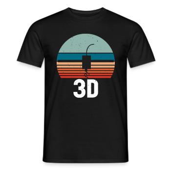 fruits de mer moules crabe homard - T-shirt homme - noir - Devant - AI Model Male 178 light (178cm)