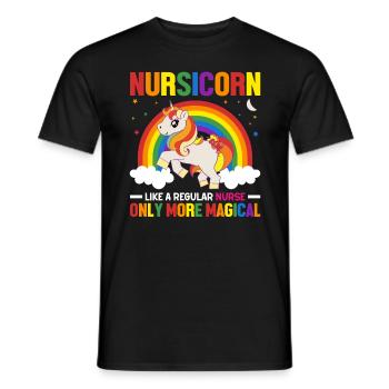 Fabuleux Nurse Magic Rain Floor - T-shirt homme - noir - Devant - AI Model Male 178 light (178cm)