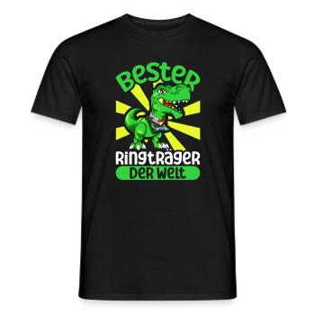 Bester Ringträger der Welt - Männer T-Shirt - Schwarz - Vorne - AI Model Male 178 light (178cm)