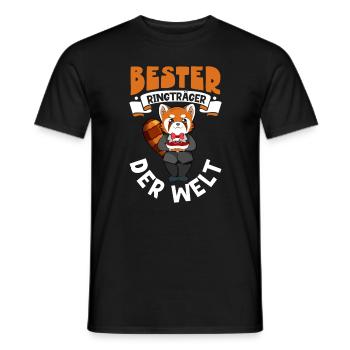 Bester Ringträger der Welt - Männer T-Shirt - Schwarz - Vorne - AI Model Male 178 light (178cm)
