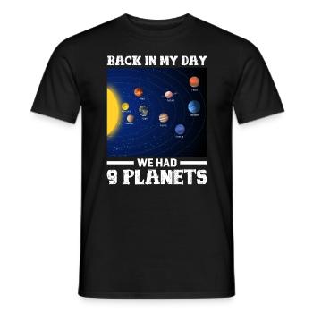 Planeten Sonnensystem Univerum Weltall - Männer T-Shirt - Schwarz - Vorne - AI Model Male 178 light (178cm)