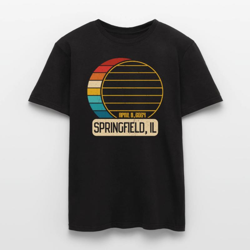 Total Solar Eclipse Illinois Springfield EclipseSp Men's T-Shirt