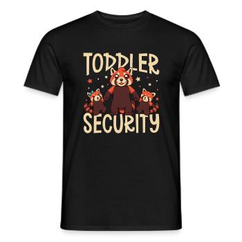 Kleinkind Aufpasser - Babysitter - Männer T-Shirt - Schwarz - Vorne - AI Model Male 178 light (178cm)
