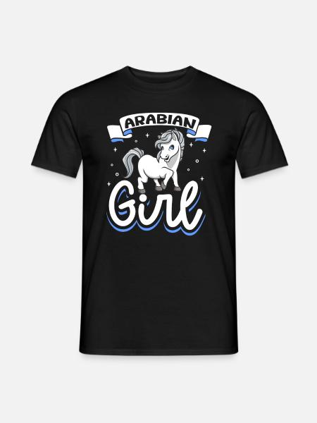 Fille arabe - T-shirt homme - noir
