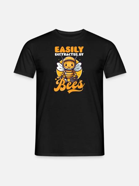 Beekeeper Distracted By Bees - Men's T-Shirt - black