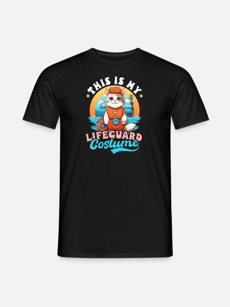Lifeguard Lifeguard Costume - Men's T-Shirt - black
