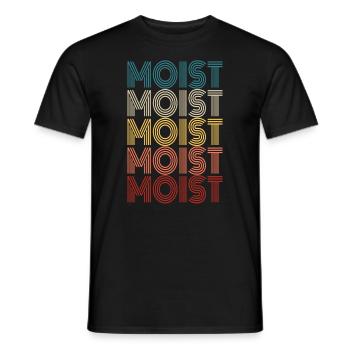 Feuchter Retro Funny Meme Sarkastischer Humoroffen - Männer T-Shirt - Schwarz - Vorne - AI Model Male 178 light (178cm)