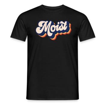 Feuchter Retro Funny Meme Sarkastischer Humoroffen - Männer T-Shirt - Schwarz - Vorne - AI Model Male 178 light (178cm)